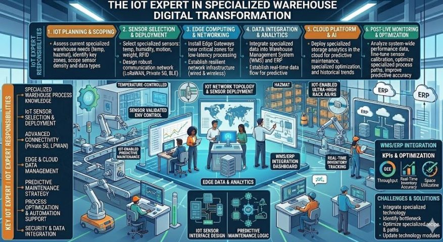 Chuyên gia IoT trong chuyển đổi số kho chuyên dụng