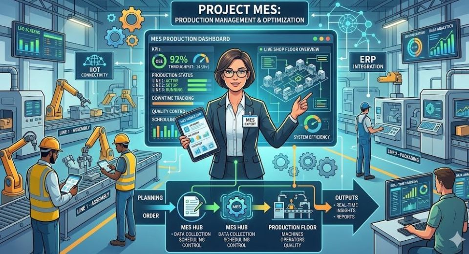 Chuyên gia Quản lý Sản xuất trong dự án MES