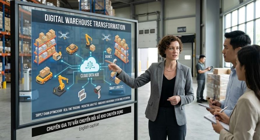 Chuyên gia tư vấn chuyển đổi số kho chuyên dụng