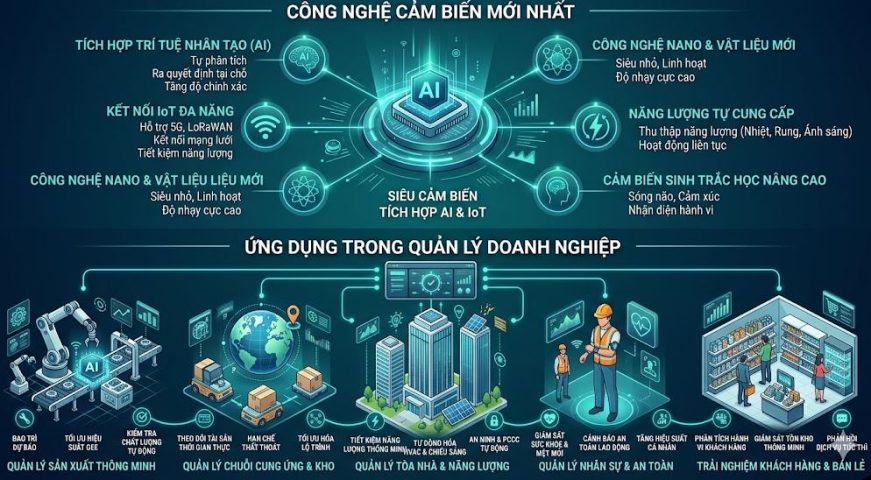 Các công nghệ cảm biến mới nhất và ứng dụng trong quản lý doanh nghiệp