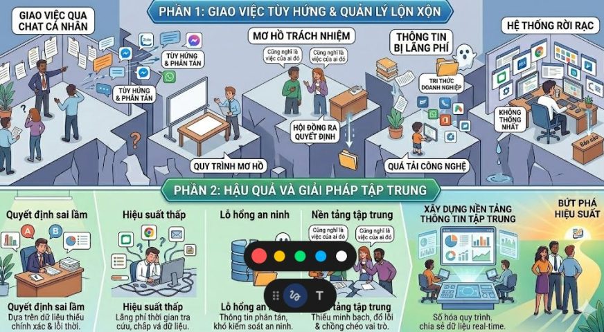 Giao việc tùy hứng, lộn xộn và giải pháp