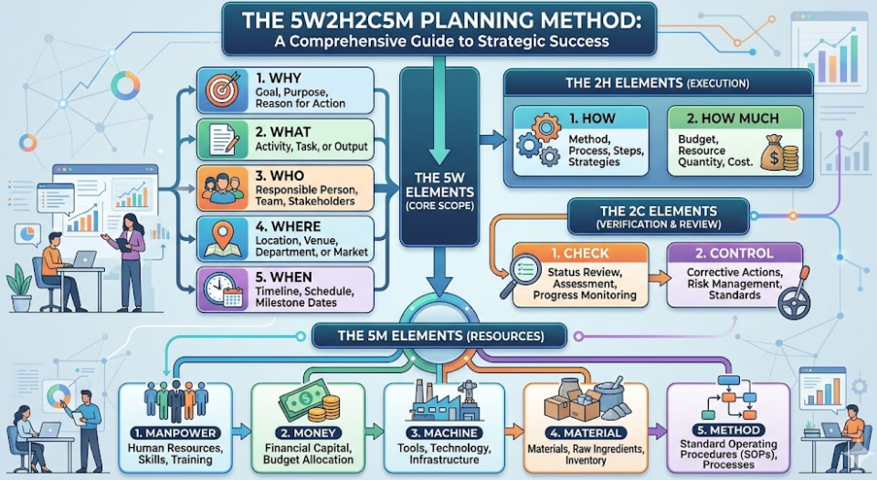 Lập kế hoạch 5W2H2C5M