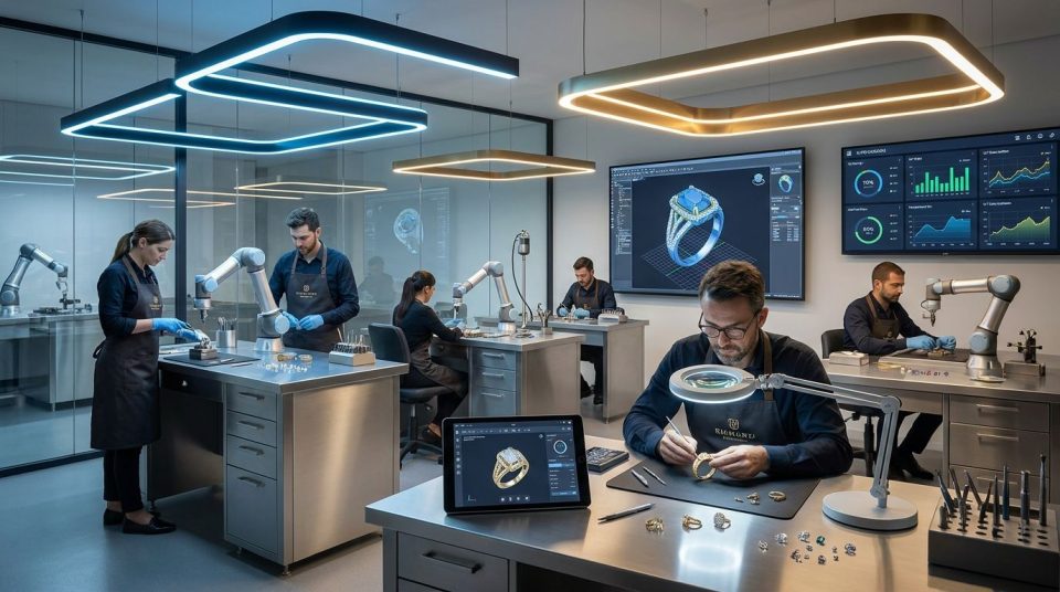 Smart Factory trong ngành trang sức cao cấp: Nâng tầm sản xuất