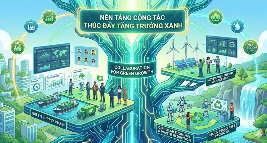 Nền tảng cộng tác và điều hành: “Cú hích” công nghệ cho chiến lược tăng trưởng xanh 2026
