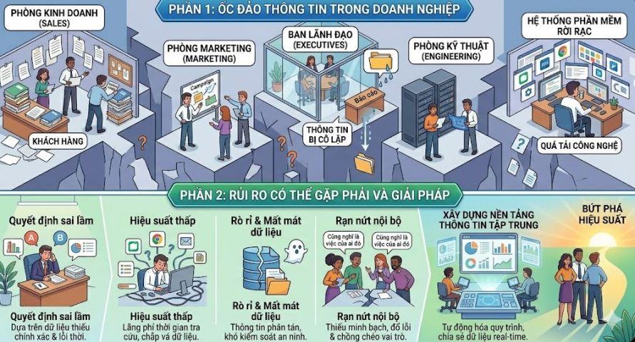 Ốc đảo thông tin: “Sát thủ thầm lặng” bóp nghẹt sự phát triển của doanh nghiệp