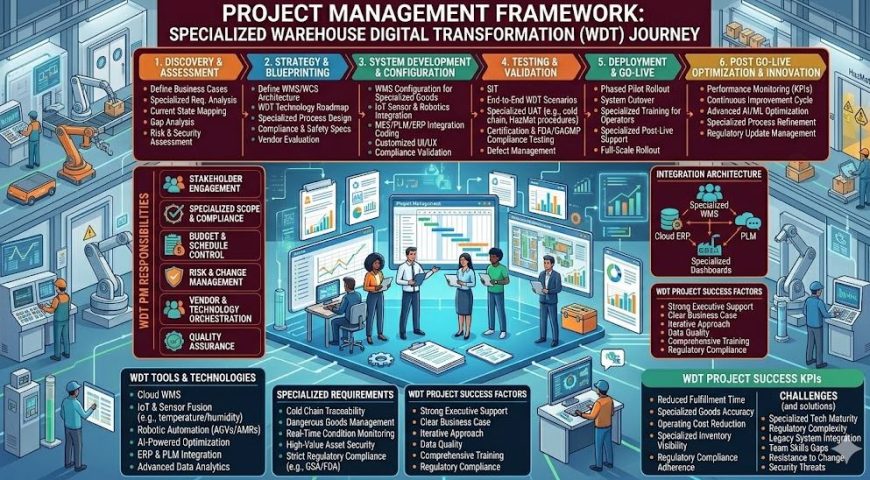 Quản lý dự án chuyển đổi số kho chuyên dụng