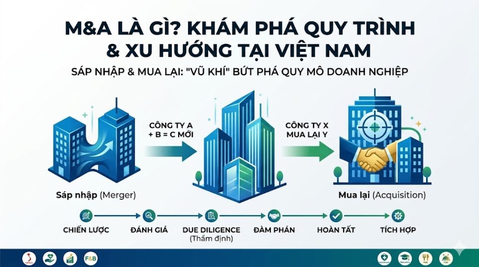 M&A là gì? Quy trình mua bán và sáp nhập doanh nghiệp
