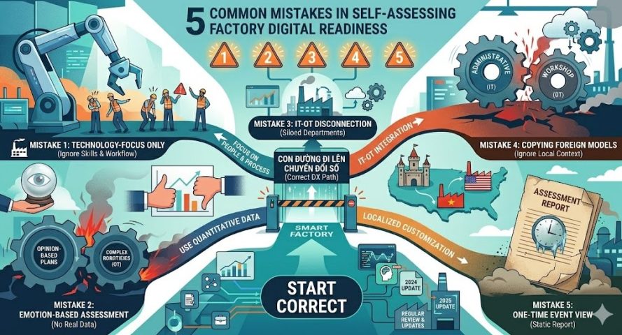 5 sai lầm tự đánh giá mức độ trưởng thành số