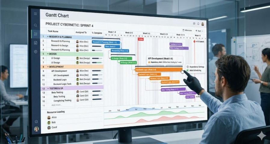 Biểu đồ GANTT tương tác
