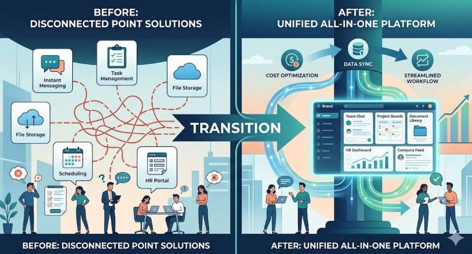 Dịch chuyển từ Point Solutions sang All-in-one Platform