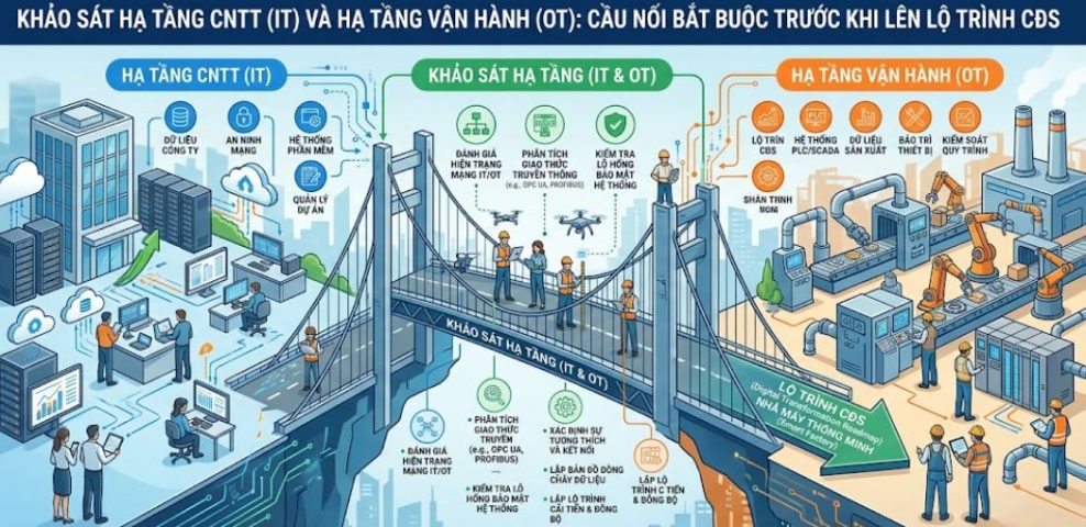 Khảo sát hạ tầng IT và OT chuyển đổi số
