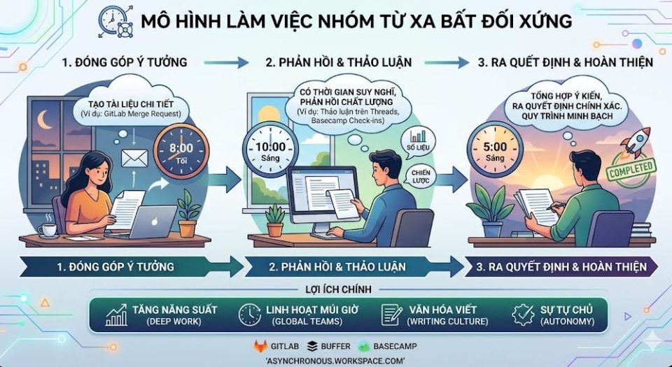 Mô hình làm việc nhóm bất đối xứng