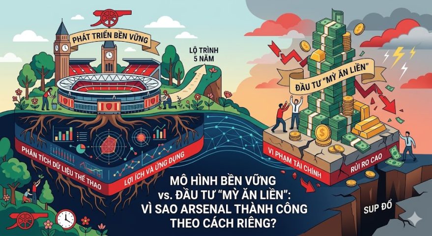 Phân tích dữ liệu - Mô hình phát triển bền vững của Arsenal