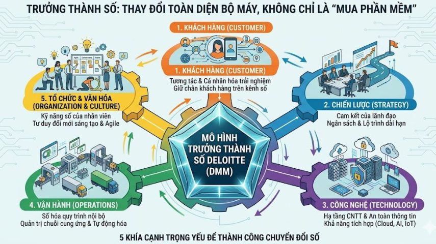 Mô hình trưởng thành số của Dloitte