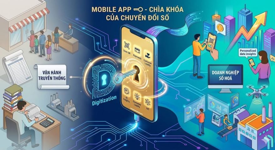 Mobile app - chìa khóa chuyển đổi số