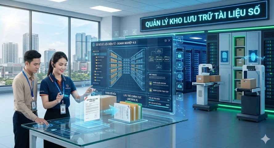 Quản lý kho lưu trữ tài liệu số