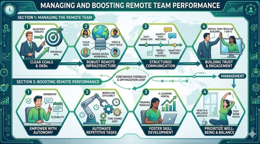 Quản lý và nâng cao hiệu suất remote team