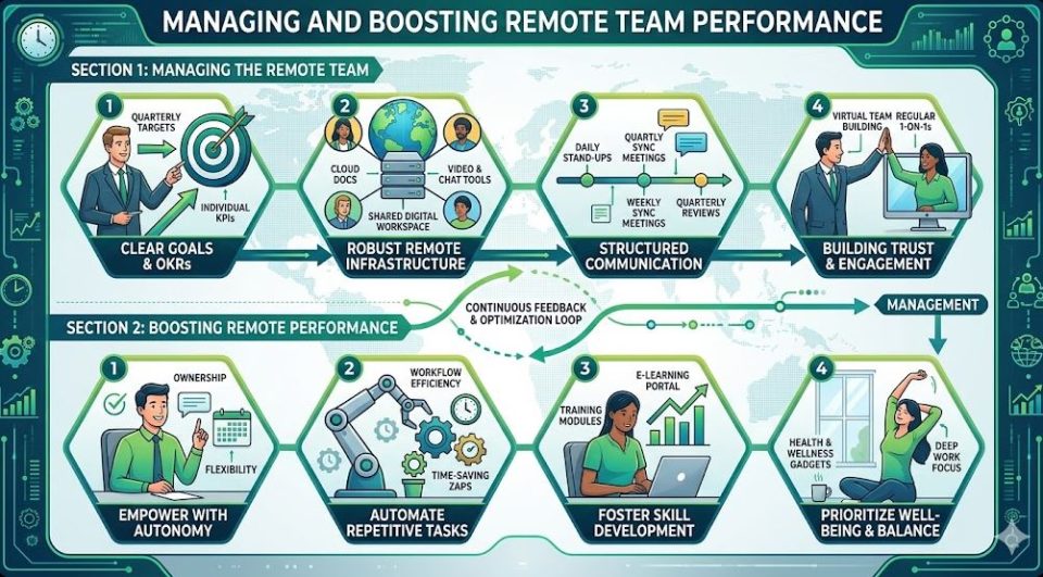 Quản lý và nâng cao hiệu suất remote team