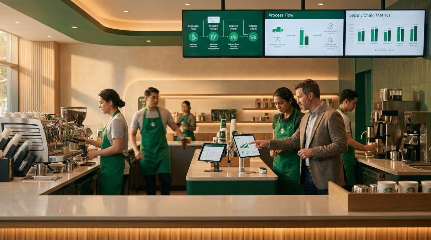 Lean Manufacturing tại Starbucks: Cách tối ưu vận hành và nâng cao hiệu quả sản xuất