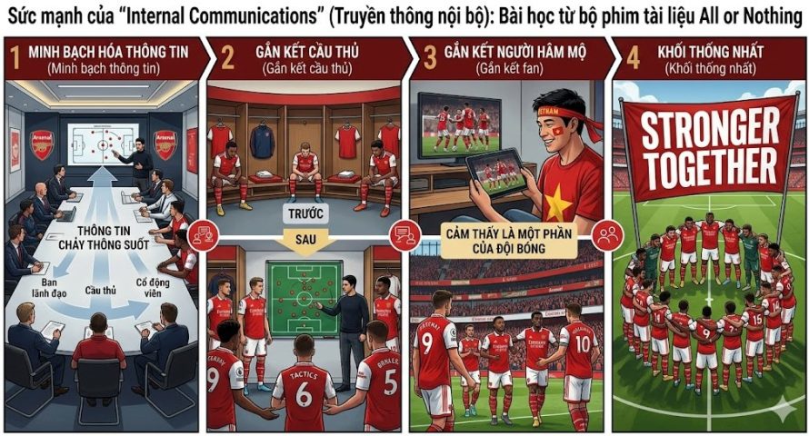 Sức mạnh của truyền thông nội bộ Bài học từ All or Nothing