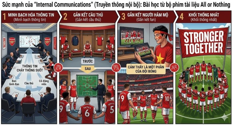 Sức mạnh của truyền thông nội bộ Bài học từ All or Nothing