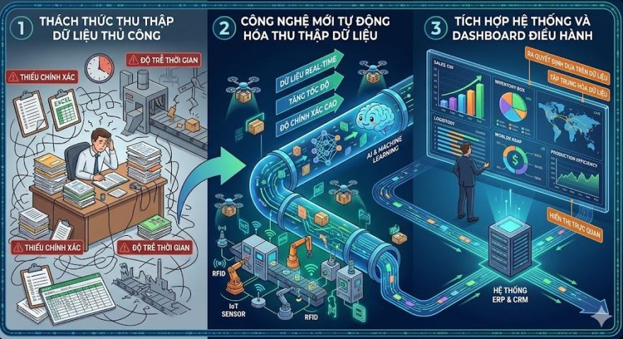 Thách thức thu thập dữ liệu