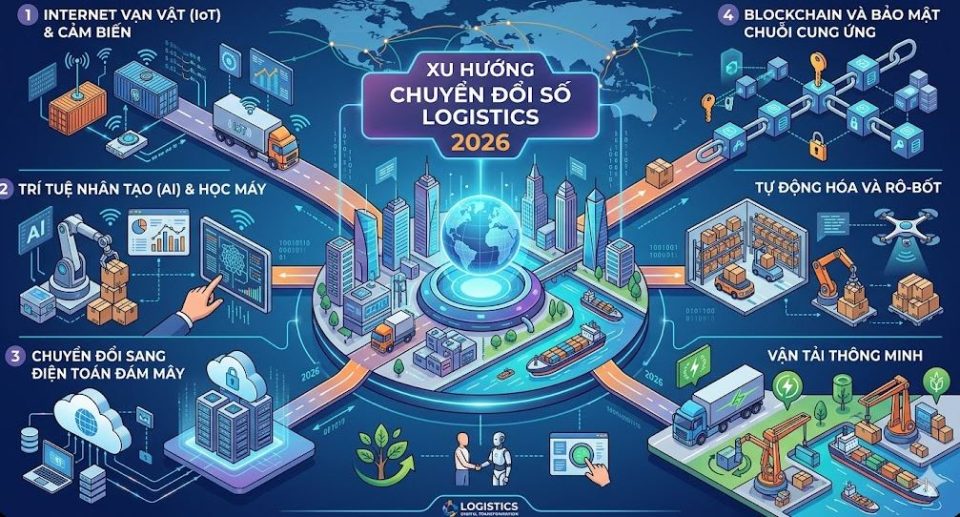 Xu hướng chuyển đổi số doanh nghiệp logistics