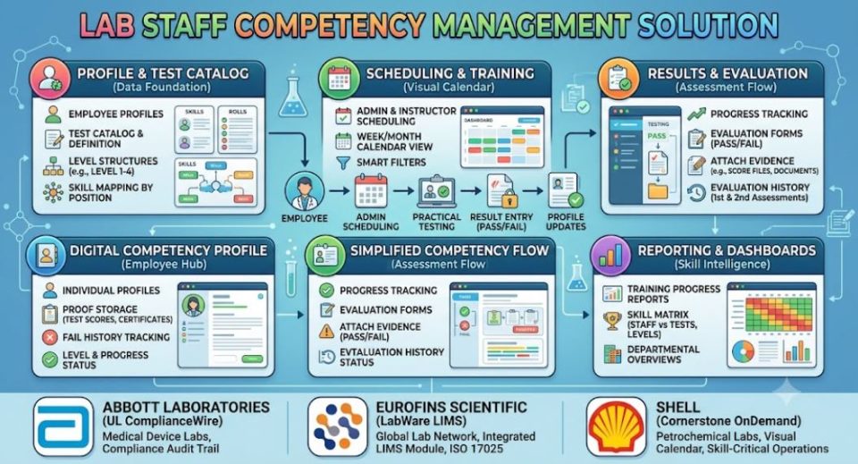 Giải pháp quản lý năng lực nhân viên phòng LAB