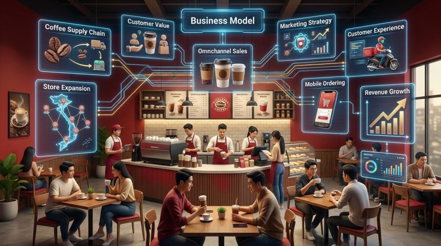 Mô hình kinh doanh của Highlands Coffee là gì?