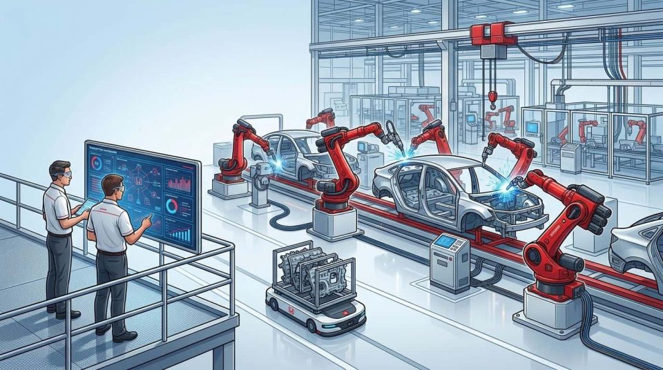 Tự động hóa sản xuất tại Honda: Ứng dụng tự động hóa để nâng cao hiệu quả nhà máy