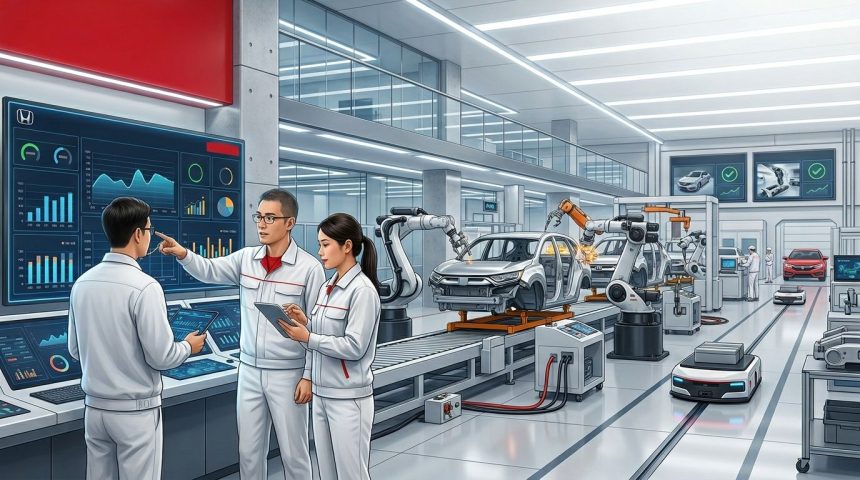 Quản lý sản xuất tại Honda được triển khai như thế nào?