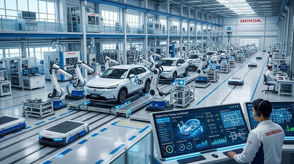 Nhà máy thông minh của Honda: Cách Honda số hóa sản xuất trong kỷ nguyên ô tô điện