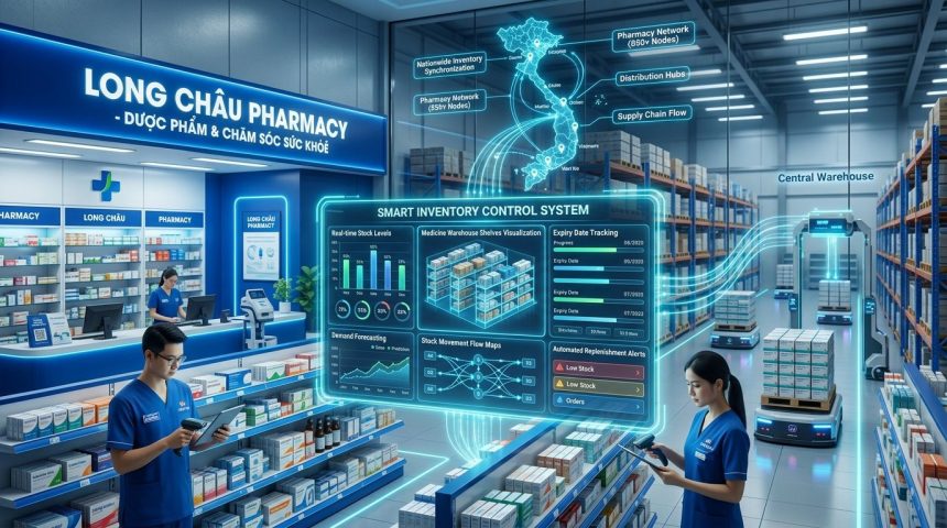 Quản lý tồn kho tại Long Châu và vai trò trong ngành bán lẻ dược phẩm