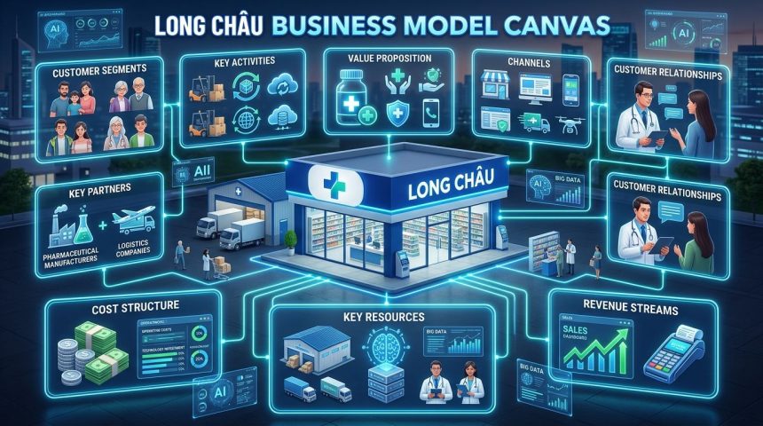 Mô hình Canvas của Long Châu: Phân tích Business Model Canvas chi tiết