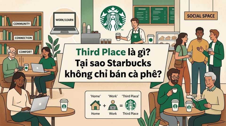 Third Place là gì? Tại sao Starbucks không chỉ bán cà phê?