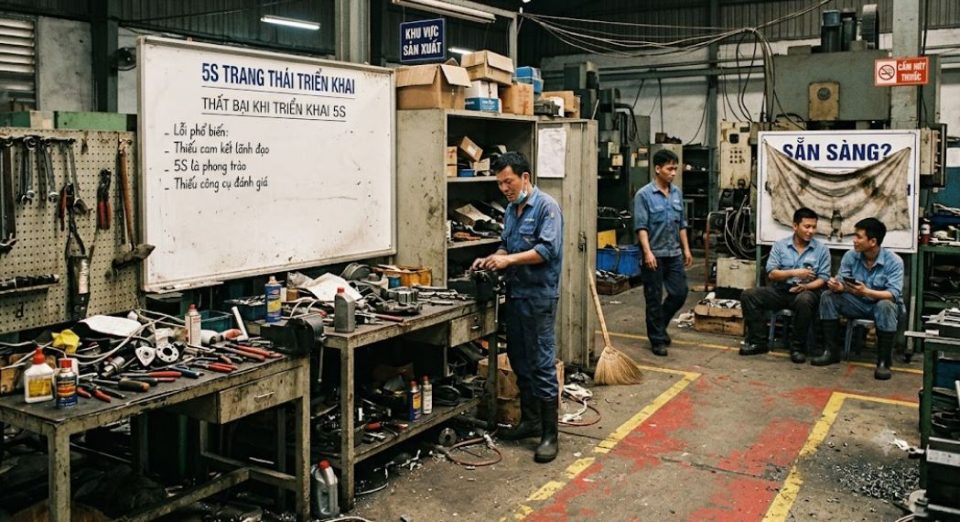 Thất bại Triển khai 5S