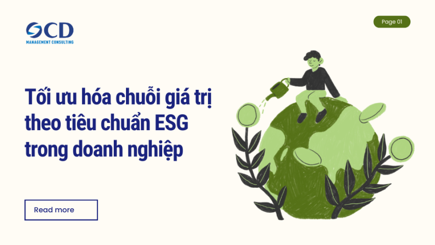 Tối ưu hóa chuỗi giá trị theo tiêu chuẩn ESG trong doanh nghiệp