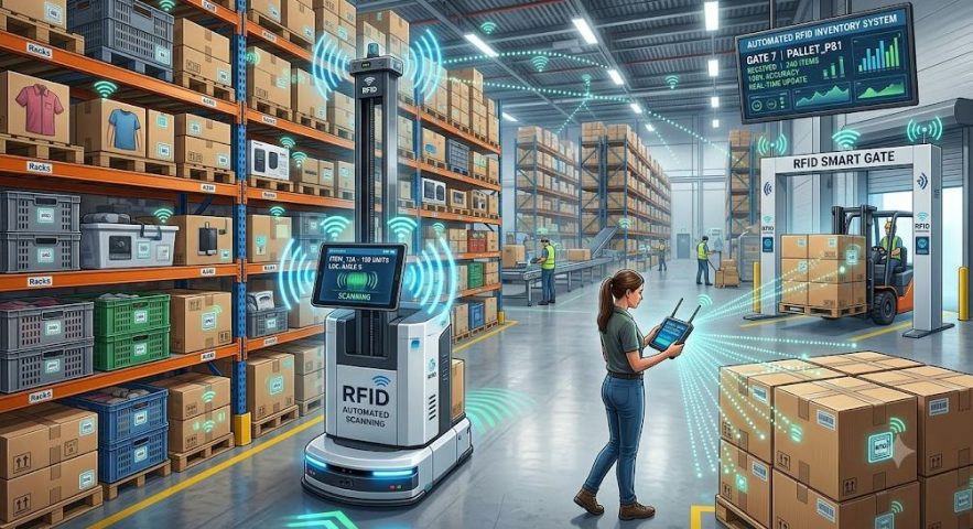Ứng dụng công nghệ RFID trong kiểm kho tự động