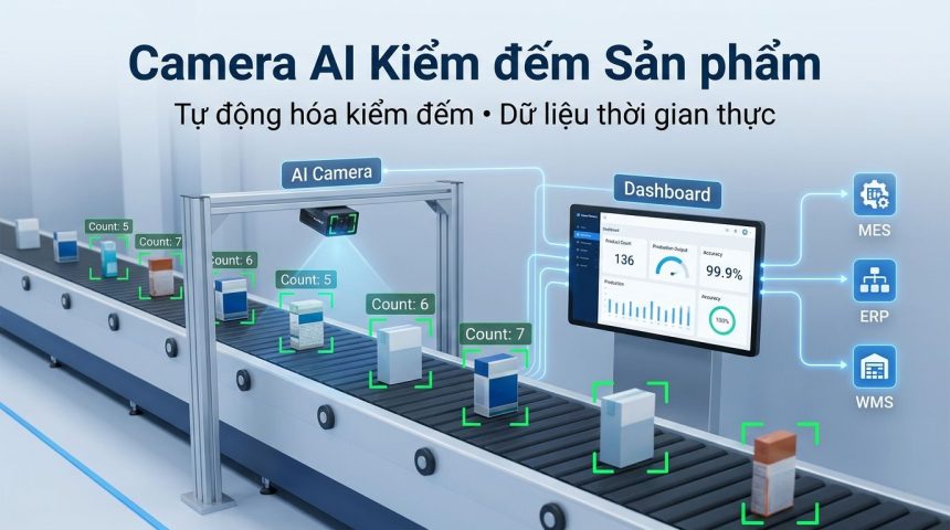 Camera AI kiểm đếm sản phẩm: Giải pháp tự động hóa kiểm đếm trong sản xuất