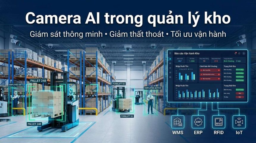 Ứng dụng camera AI trong quản lý kho: Giải pháp giám sát thông minh và tối ưu vận hành