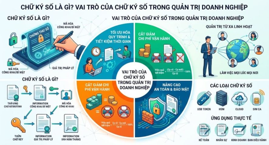 Chữ ký số là gì Vai trò của chữ ký số