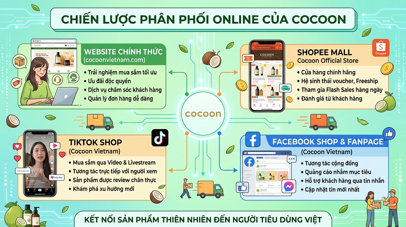 Chiến lược phân phối của Cocoon