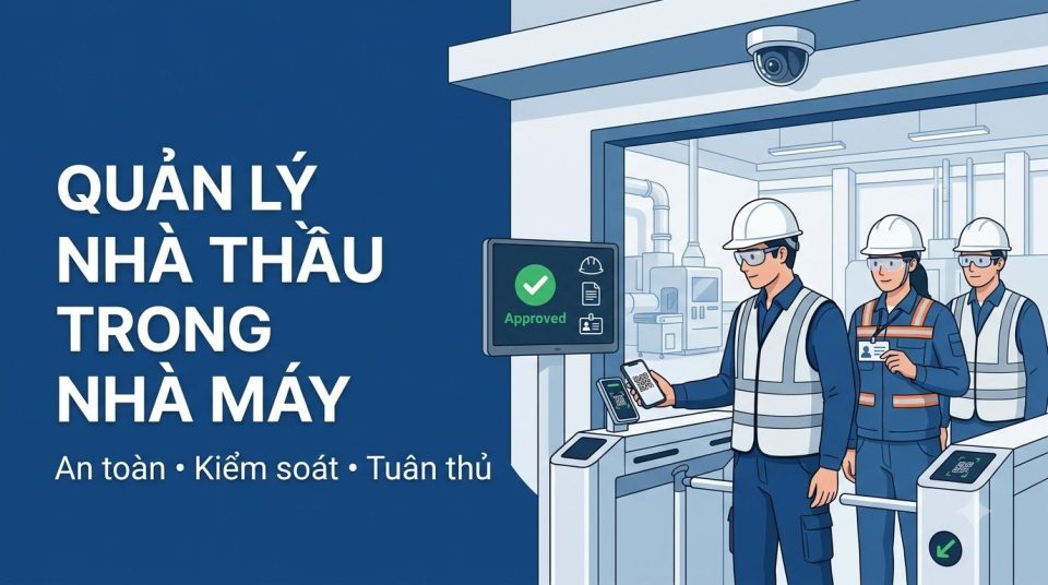 Quản lý nhà thầu trong nhà máy giúp đảm bảo an toàn và tối ưu vận hành