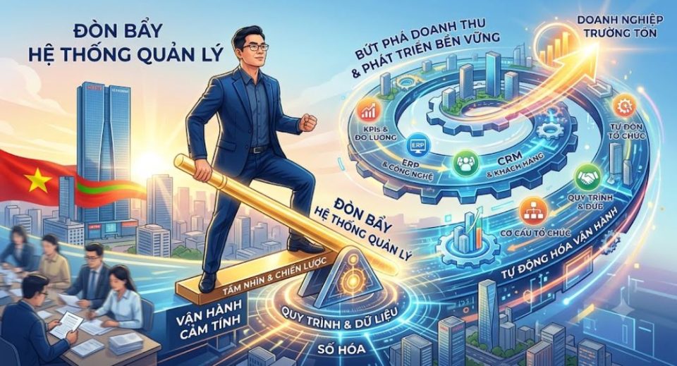 Đòn bẩy hệ thống quản lý doanh nghiệp