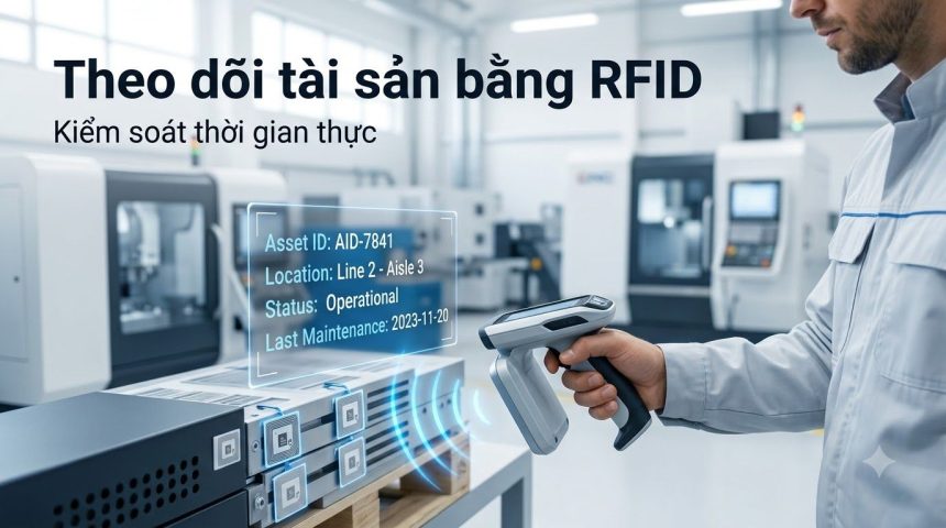 Theo dõi tài sản bằng RFID giúp kiểm soát tài sản theo thời gian thực