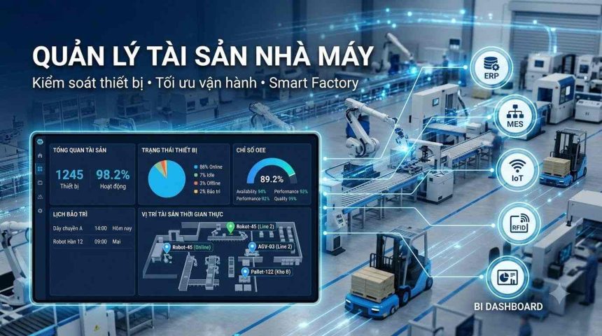 Xây dựng hệ thống quản lý tài sản nhà máy hiệu quả