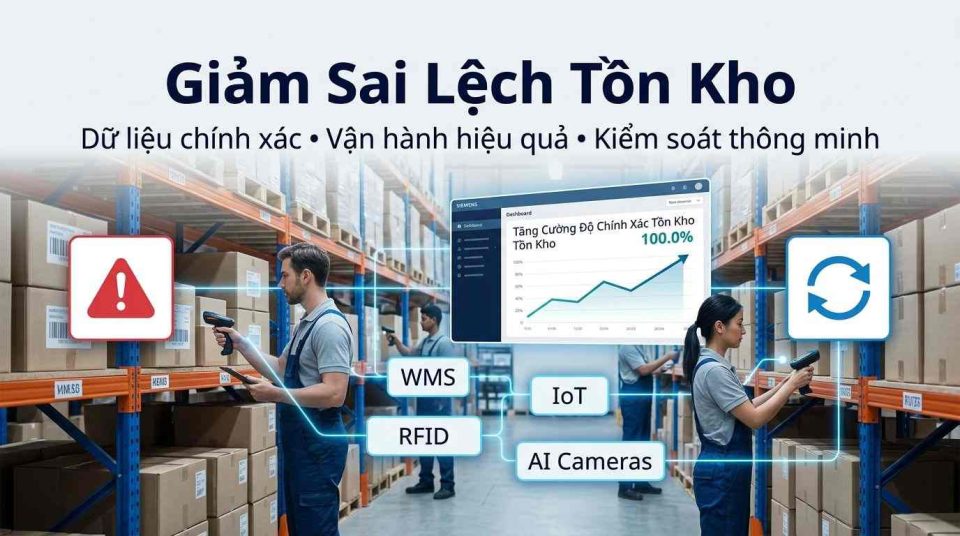 Giảm sai lệch tồn kho: Giải pháp nâng cao độ chính xác và tối ưu quản lý kho