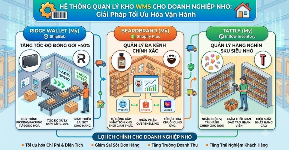 Hệ thống quản lý kho WMS cho doanh nghiệp nhỏ