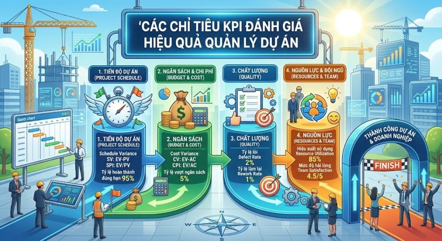 KPI đánh giá hiệu quả quản lý dự án