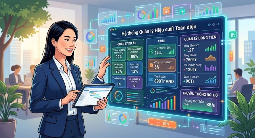 Khai thác KPI từ nền tảng quản lý toàn diện